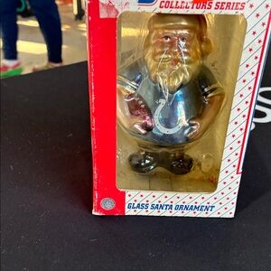 Indianapolis Colts Santa Ornament